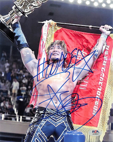 Hiroshi Tanahashi signed 8x10 photo PSA/DNA WWE Autographed Wrestling