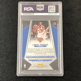 2017-18 Panini Prizm #278 Lance Thomas Signed Card AUTO PSA Slabbed Knicks