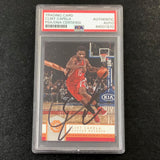 2016-17 Panini Excalibur #66 Clint Capela Signed Card AUTO PSA/DNA Slabbed Rockets