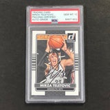 2014-15 Donruss Basketball #64 Mirza Teletovic Signed Card AUTO 10 PSA Slabbed Nets