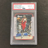 2003-04 Bowman Rookies and Stars #68 Jason Terry Signed Card AUTO 10 PSA Slabbed Atlanta Hawks