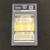 1990-91 Fleer Basketball #22 BJ Armstrong Signed Card AUTO PSA Slabbed Bulls