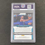 2020-21 Panini Prizm Red White and Blue #73 Devonte' Graham Signed Card AUTO PSA/DNA Slabbed Hornets