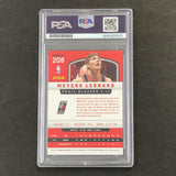 2012-13 Panini #208 Meyers Leonard Signed Card AUTO PSA Slabbed Trail Blazers