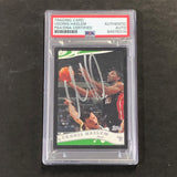 2005 Topps #125 Udonis Haslem Signed Card AUTO PSA Slabbed Heat