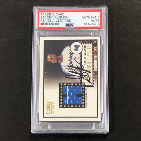 2006 Hardwood Classics 1952 Style #HCR-SA Stacey Augmon Signed Card PSA Slabbed Magic