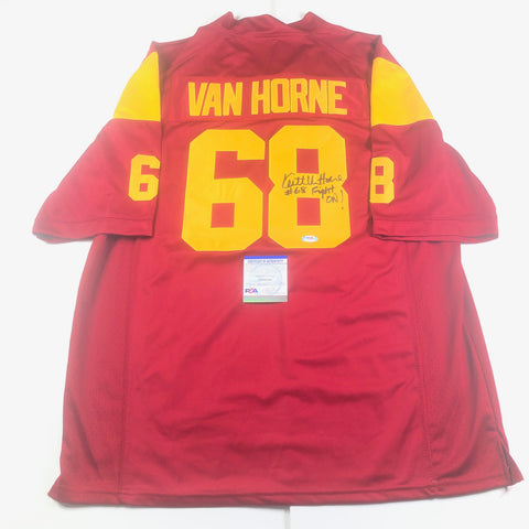 Keith Van Horne Signed Jersey PSA/DNA USC Trojans Autographed