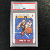 2015-16 NBA Hoops #81 Goran Dragic Signed Card AUTO PSA/DNA Slabbed Heat