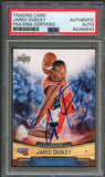 2007-08 Upper Deck #10 Jared Dudley Signed Card AUTO PSA Slabbed Bobcats