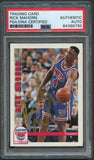 1992-93 NBA Hoops #429 Rick Mahorn Signed Card AUTO PSA Slabbed New Jersey Nets