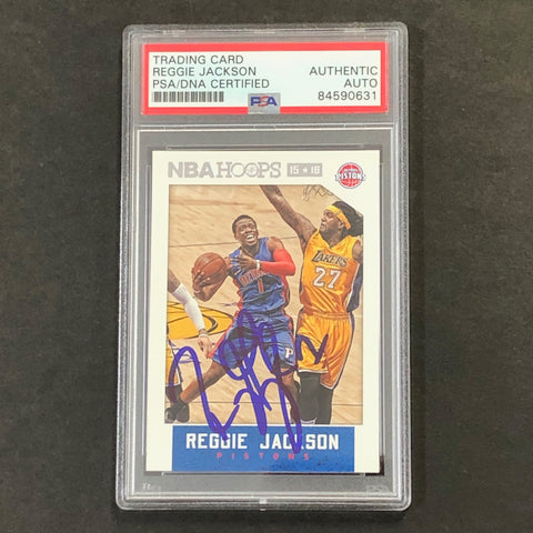 Reggie Jackson NBA Original Autographed Items for sale