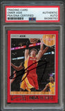 2013-14 NBA Hoops #84 Omer Asik Signed Card AUTO PSA Slabbed Rockets