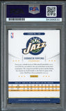 2012-13 NBA Hoops #145 Derrick Favors Signed Card AUTO PSA Slabbed Jazz