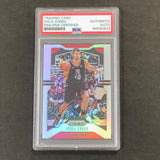2019-20 Panini Prizm Silver #220 Ivica Zubac Signed Card AUTO PSA Slabbed Clippers