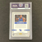 2017-18 Panini Contenders School Colors #7 De'Aaron Fox Signed Auto Slabbed PSA Kentucky