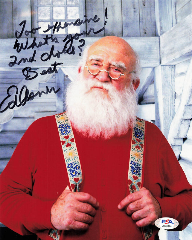 ED ASNER signed 8x10 photo PSA/DNA Autographed