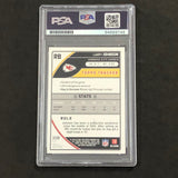 2007 Topps Total #308 Larry Johnson signed Card Slabbed PSA/DNA Kansas City Chiefs Autographed