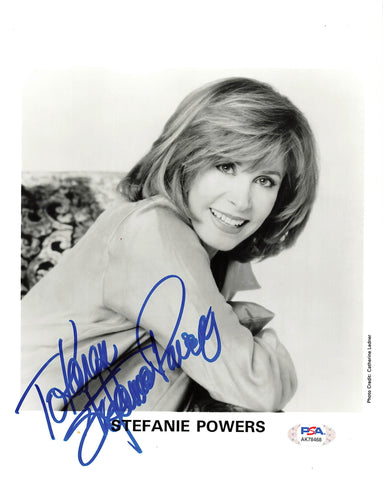 Stefanie Powers signed 8x10 photo PSA/DNA Autographed