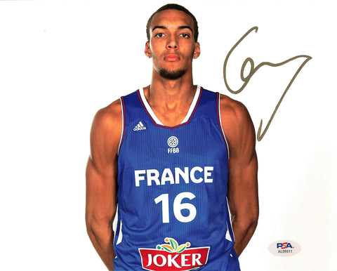 Rudy Gobert signed 8x10 photo PSA/DNA France Basketball Autographed