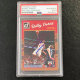 2016-17 Donruss Basketball #14 Bobby Portis Signed Card AUTO PSA Slabbed Bulls