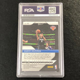 2018-19 Panini Prizm #257 Mario Hezonja Signed Card AUTO PSA/DNA Slabbed Magic