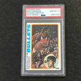 2007-08 Fleer #67 Raymond Felton Signed Card AUTO 10 PSA/DNA Slabbed Bobcats