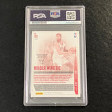 2016-17 Panini Prestige #123 Nikola Mirotic Signed Card AUTO PSA Slabbed Bulls