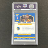 2012-13 Panini Basketball #22 Brandon Rush Signed Card AUTO 10 PSA Slabbed Warriors