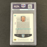2002-03 SP Authentic #58 David Wesley Signed Card AUTO 10 PSA Slabbed Hornets