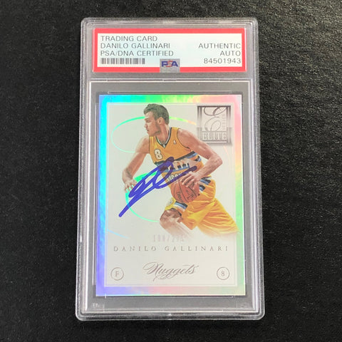 2012-13 Elite Series #153 Danilo Gallinari Signed AUTO PSA Slabbed Nuggets