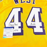 Jerry West signed jersey PSA/DNA Los Angeles Lakers Autographed THE LOGO