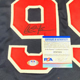 Charlie Sheen signed jersey PSA/DNA Cleveland Autographed Major League