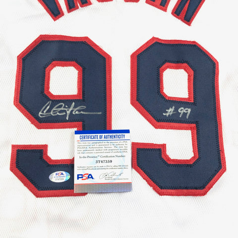 Charlie Sheen signed jersey PSA/DNA Cleveland Autographed Rick Vaughn –  Golden State Memorabilia