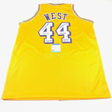 Jerry West signed jersey PSA/DNA Los Angeles Lakers Autographed Stat Jersey