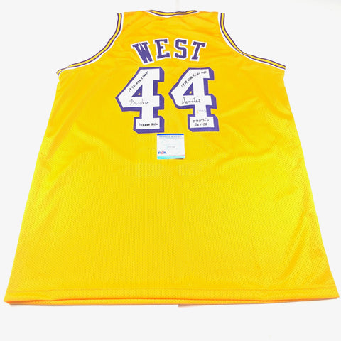 Lakers Jersey Signed by The Logo Jerry West
