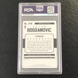 2015-16 NBA Hoops #245 Bojan Bogdanovic Signed Card AUTO PSA Slabbed Nets