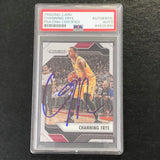 2016-17 Panini Prizm #38 Channing Frye Signed Card AUTO PSA Slabbed Cavaliers