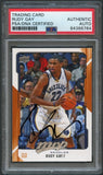 2008-09 Upper Deck MVP #75 Rudy Gay Signed Card AUTO PSA Slabbed Grizzlies