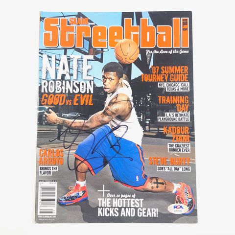 Nate Robinson Signed Magazine PSA/DNA Autographed New York Knicks