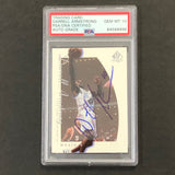 1999-00 SP Authentic #57 Darrell Armstrong Signed Card AUTO 10 PSA Slabbed Magic