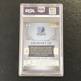 2015-16 Panini Prizm #44 Courtney Lee Signed Card AUTO PSA Slabbed Grizzlies