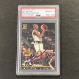 1993-94 Topps Stadium Club #349 Dee Brown Signed Card AUTO 10 PSA Slabbed Celtics