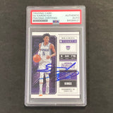 2018 Panini Contenders Draft Picks #11 De'Aaron Fox Signed Auto Slabbed PSA Kings