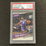 2017-18 Panini Prestige #183 Frank Mason III Signed Card AUTO PSA Slabbed RC Kings