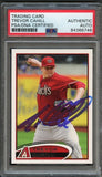 2012 Topps Update #US167 Trevor Cahill Signed Card PSA Slabbed Auto Dbacks