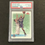 2003-04 Fleer Focus #64 Michael Redd Signed Card AUTO PSA/DNA Encapsulated Milwaukee Bucks