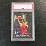 2007 Topps #38 Andrea Bargnani Signed Card AUTO 10 PSA Slabbed Raptors