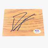Derrick Favors Signed Floorboard PSA/DNA Autographed