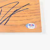Derrick Favors Signed Floorboard PSA/DNA Autographed