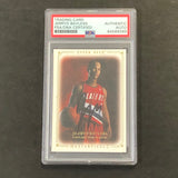 2009-10 Upper Deck Masterpieces #MA-JB Jerryd Bayless Signed Card AUTO PSA Slabbed Trail Blazers